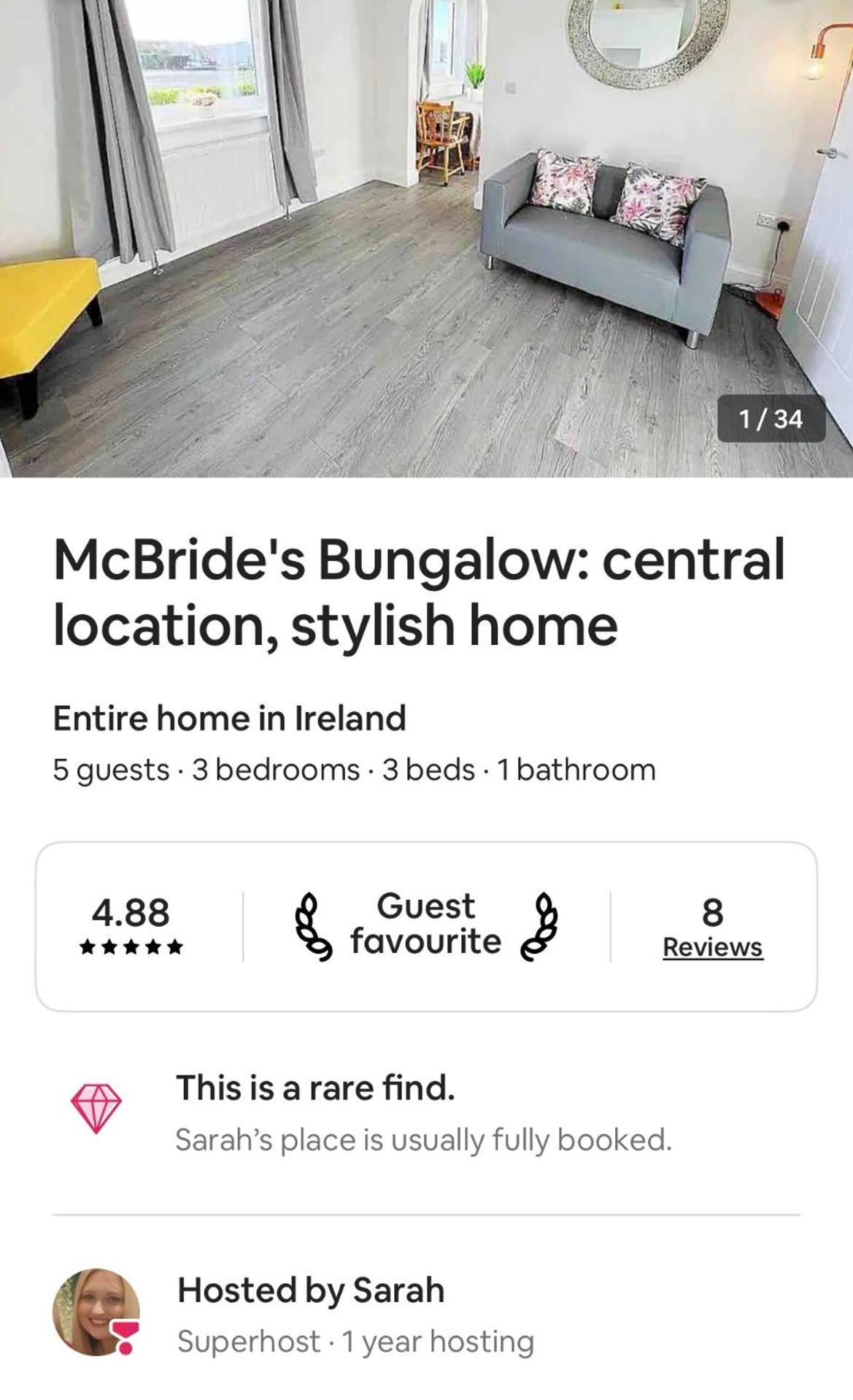 Mcbride's Bungalow, Chapel Road Dungloe Holiday home Donegal Town